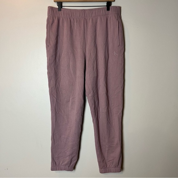 Calvin Klein Loose Fit Mauve Sweatpants Large - Picture 1 of 6